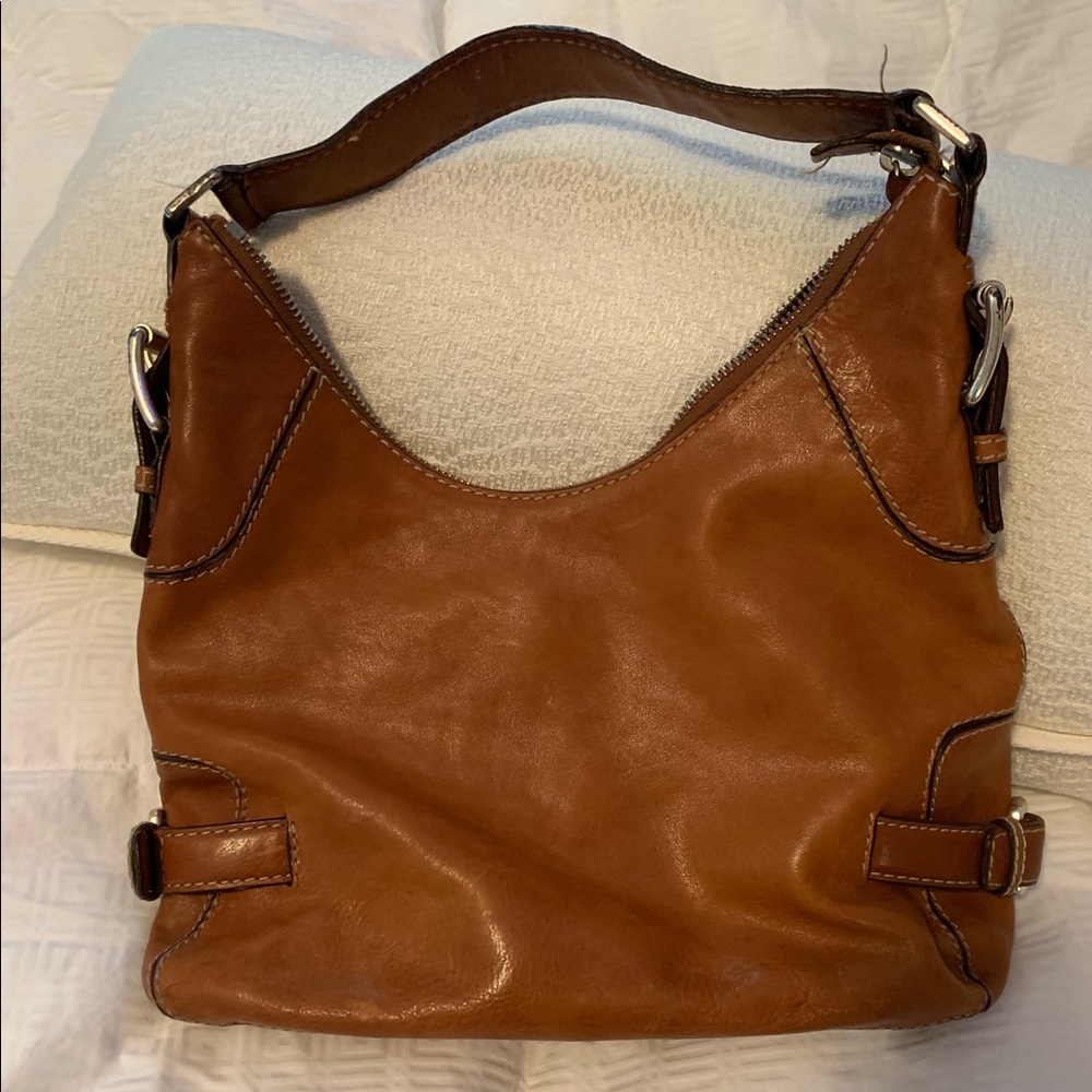 Light Brown Leather Michael Kors Purse